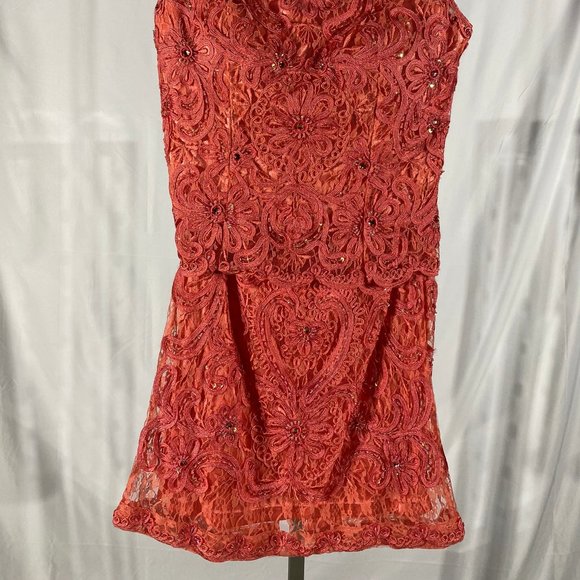 Dress and Scarf - Social Occasions by Mon Cheri - Picture 4 of 8